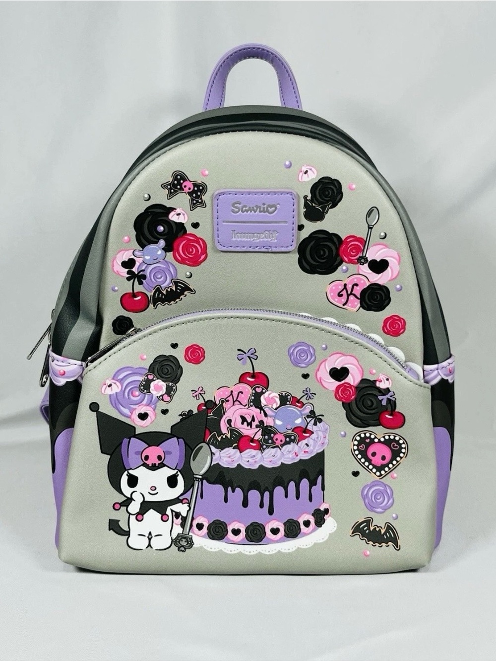 Kuromi Sanrio Loungefly Mini Backpack